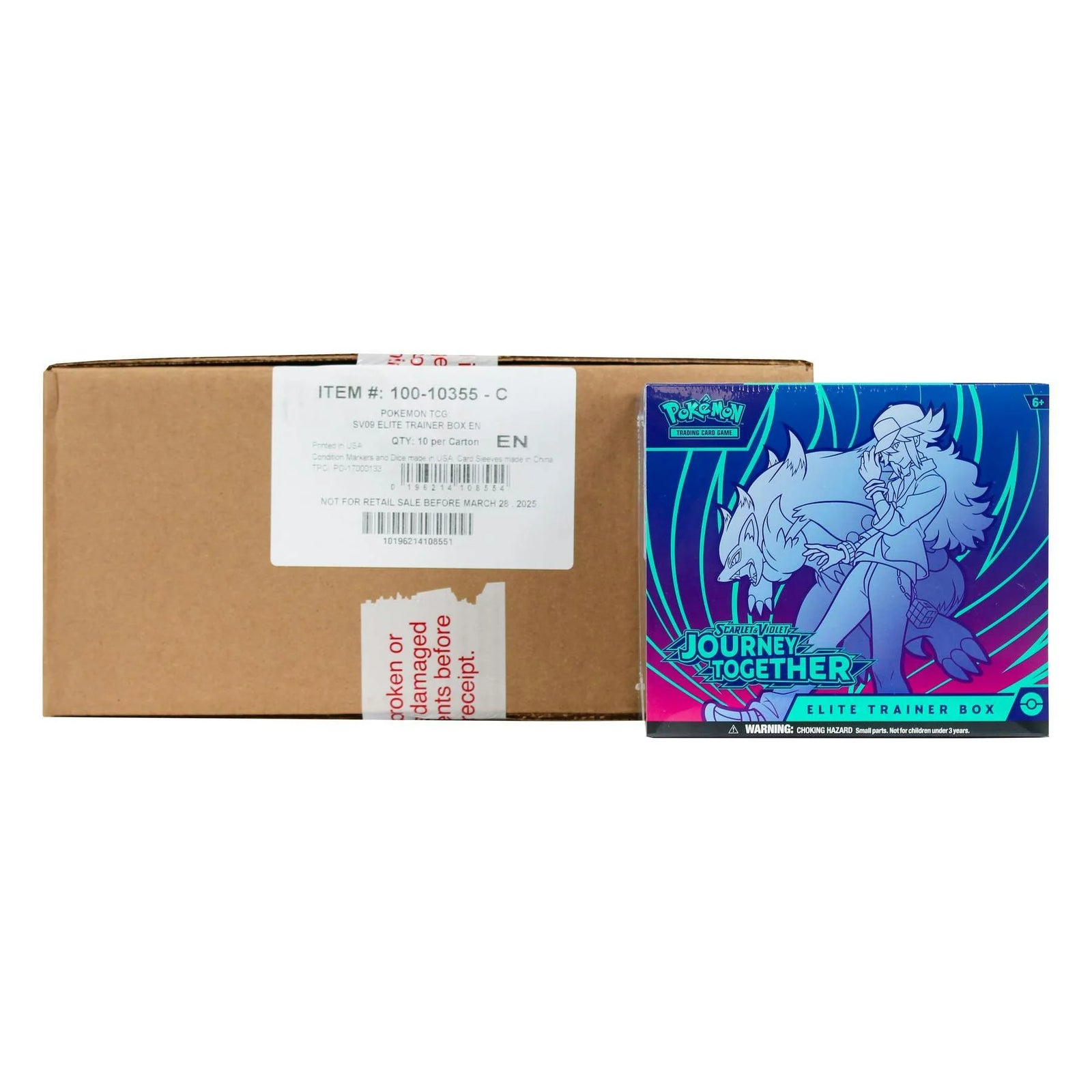 DRAFT - Pokemon Scarlet & Violet Journey Together Elite Trainer 10-Box Case | Sealed