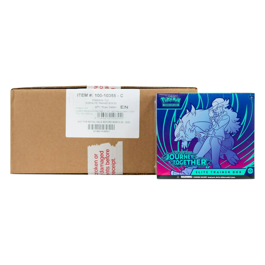 DRAFT - Pokemon Scarlet & Violet Journey Together Elite Trainer 10-Box Case | Sealed