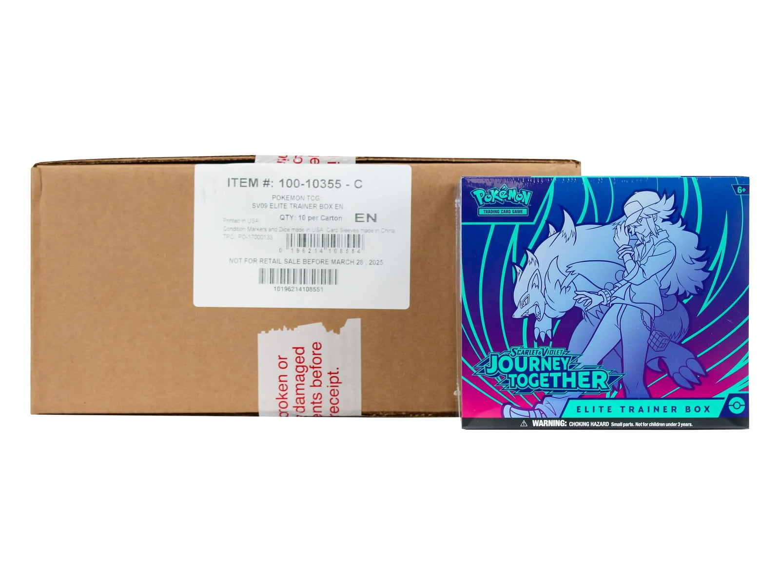 DRAFT - Pokemon Scarlet & Violet Journey Together Elite Trainer 10-Box Case | Sealed