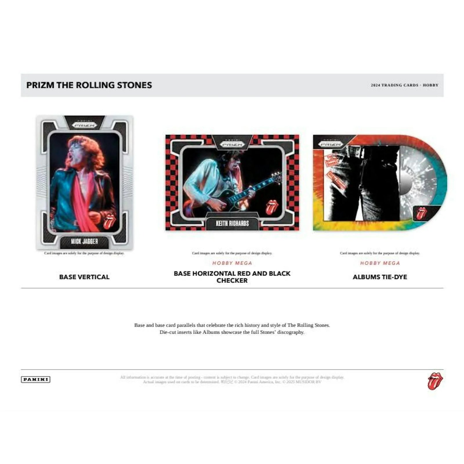 DRAFT - Rolling Stones Panini Prizm Mega Hobby 20-Box Case | 2024