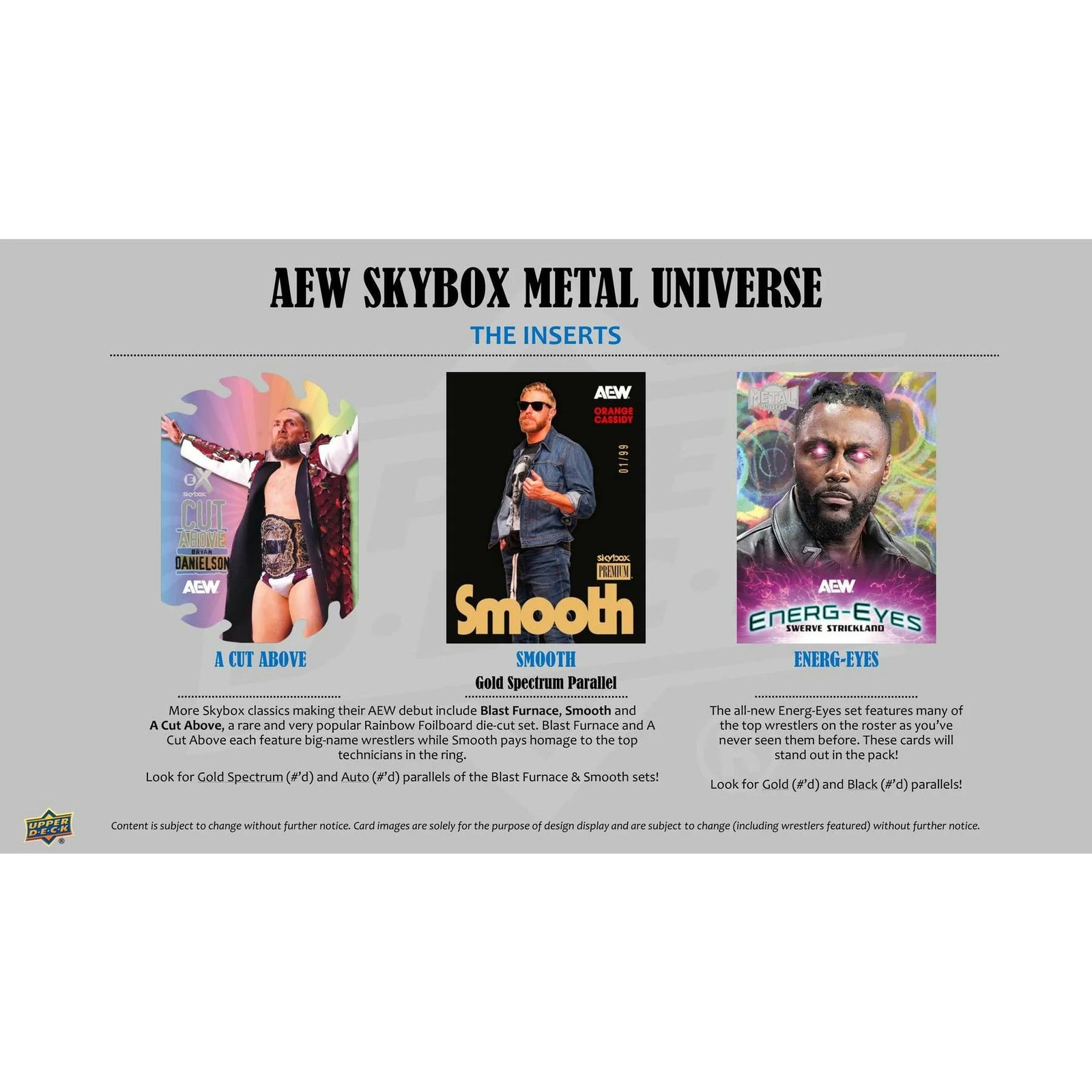 DRAFT - 2025 Upper Deck AEW Skybox Metal Universe Wrestling Hobby Box