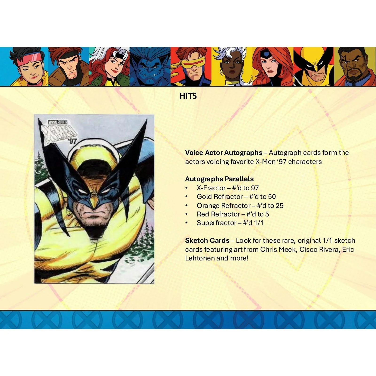 DRAFT - 2025 Topps Finest X-Men '97 Hobby Box