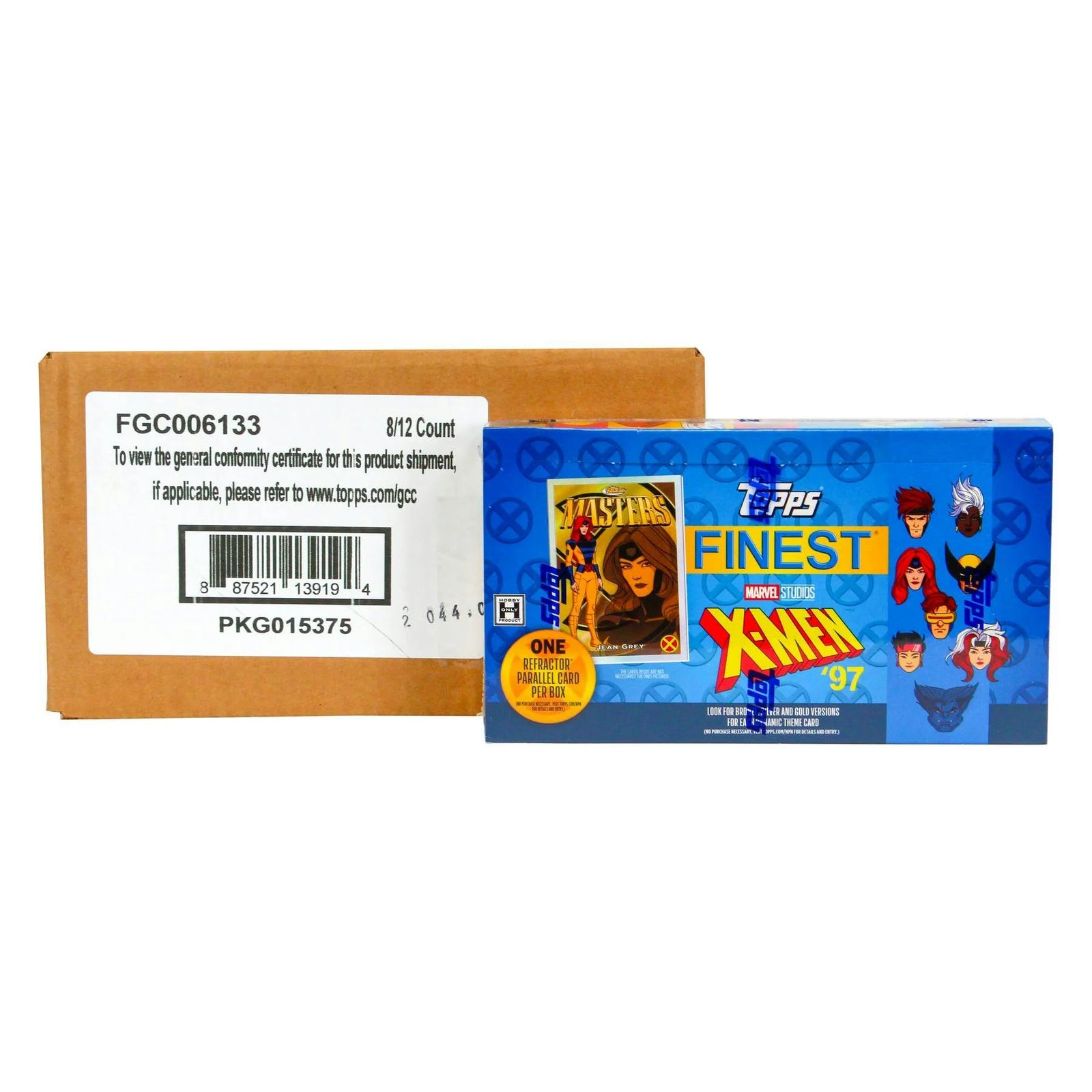 DRAFT - 2025 Topps Finest X-Men '97 Hobby 8-Box Case | BV3U0XK32Q
