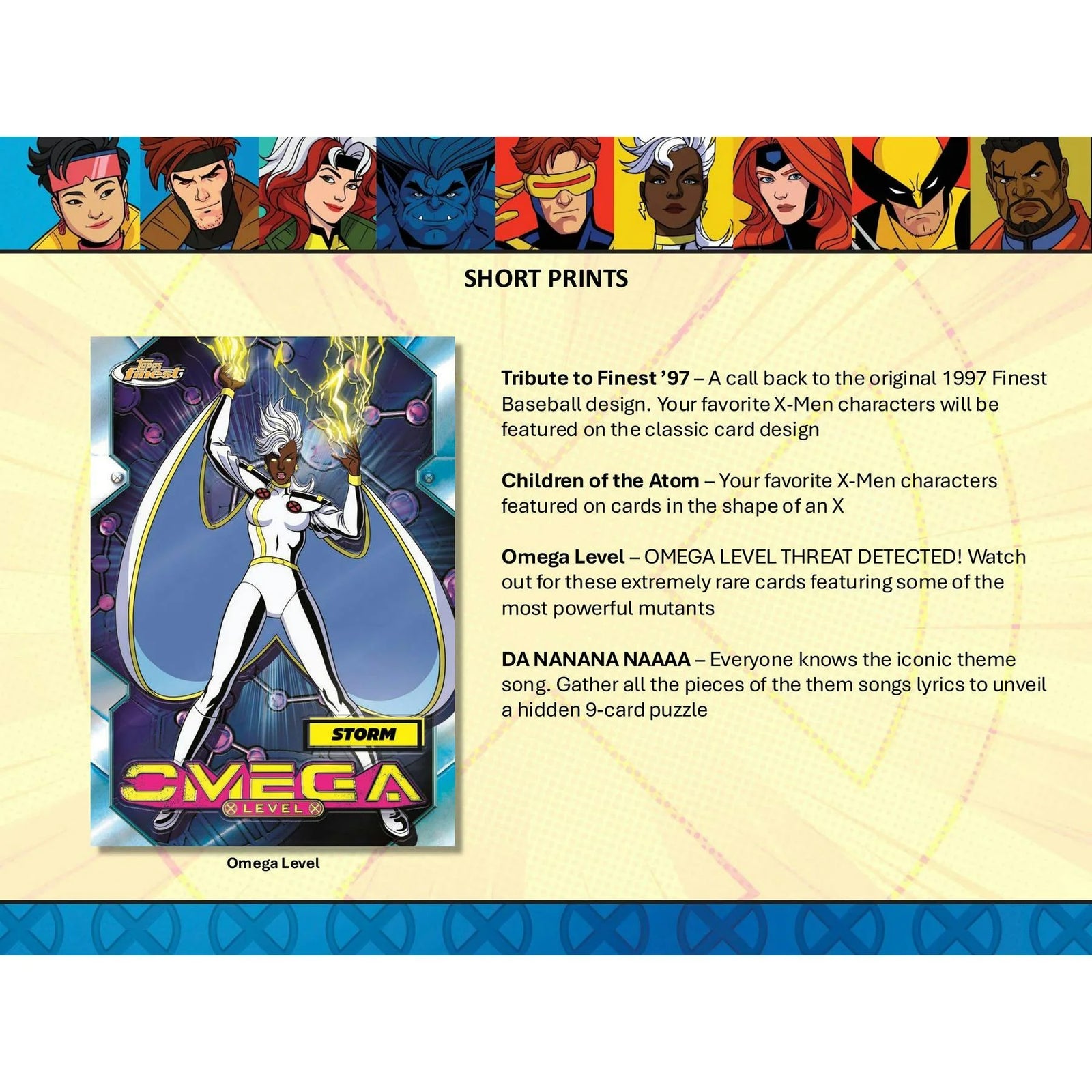 DRAFT - 2025 Topps Finest X-Men '97 Hobby 8-Box Case | BV3U0XK32Q
