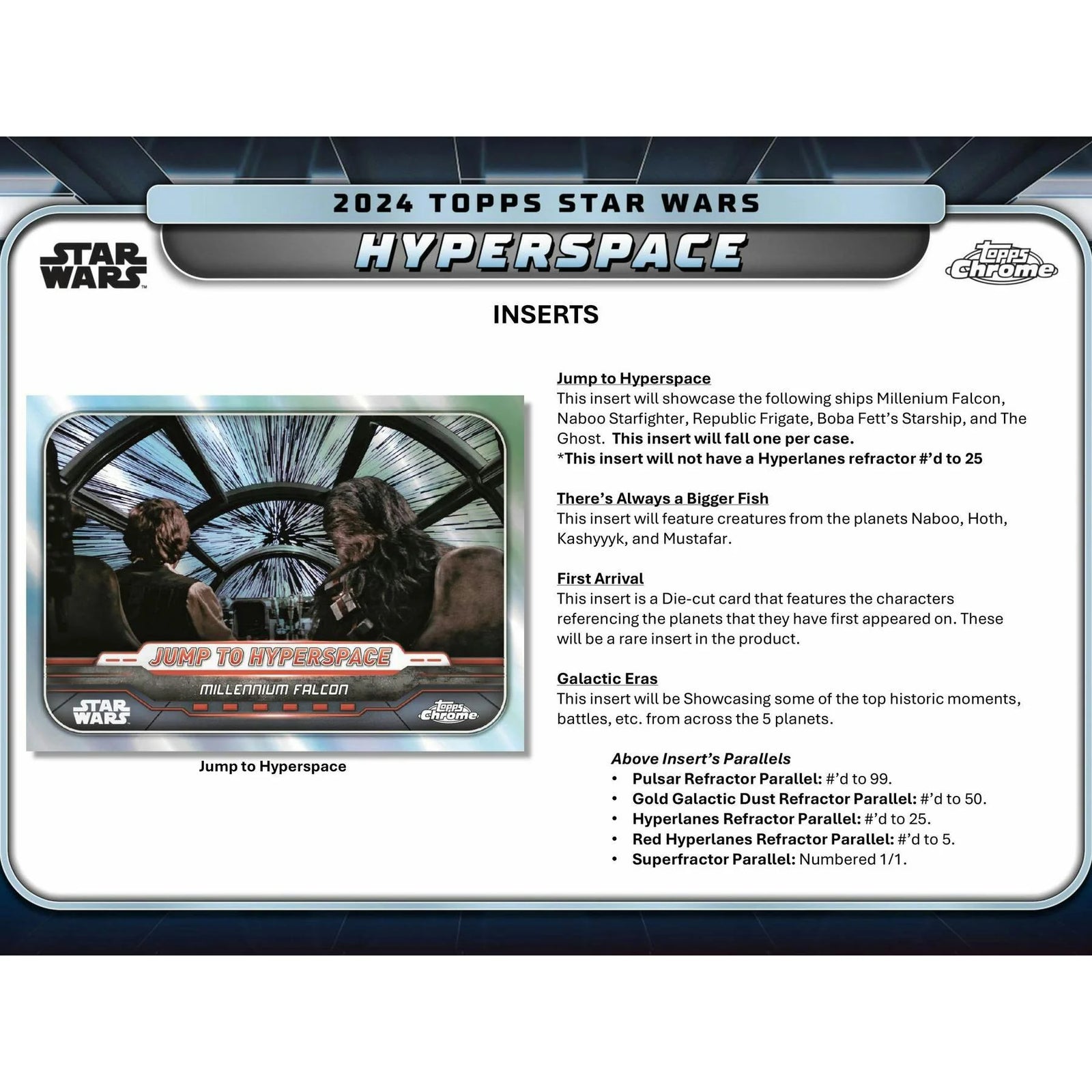 DRAFT - 2024 Topps Star Wars Hyperspace Hobby 12-Box Case | Sealed