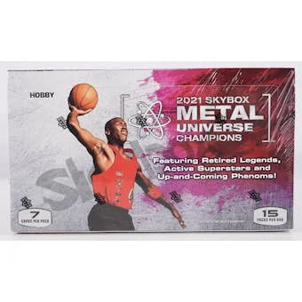 DRAFT - 2021 Upper Deck Skybox Metal Universe Champions Hobby Box | BV430GU78B