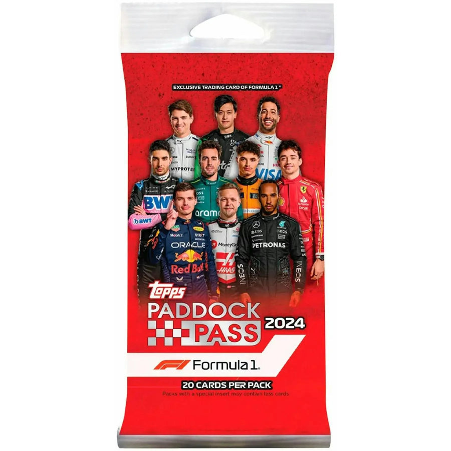 DRAFT - 2024 Topps Paddock Pass Formula 1 Jumbo Value Pack Case | 108 Count