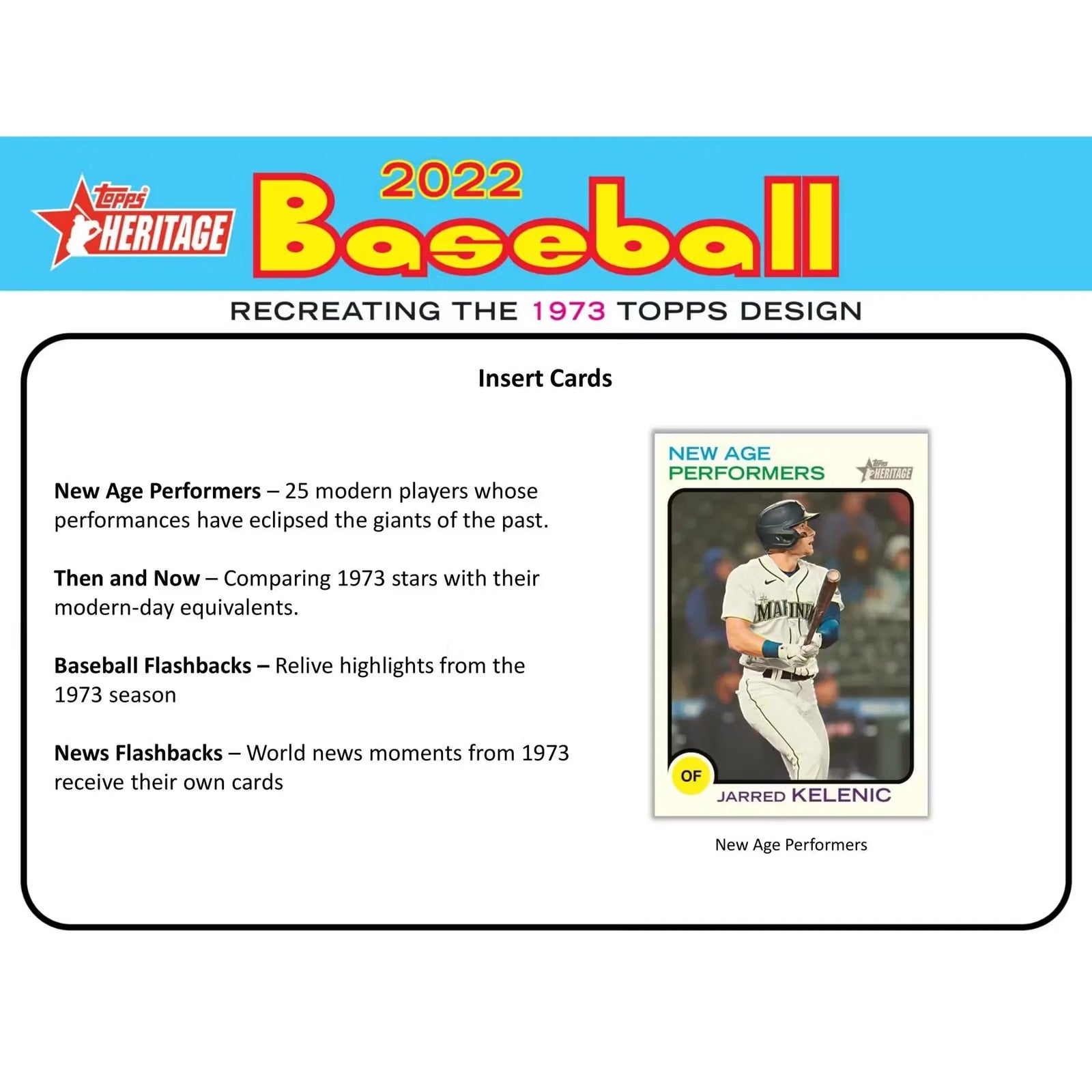 2022 Topps Heritage Baseball Hobby 12-Box Case (Ships Sealed Only)