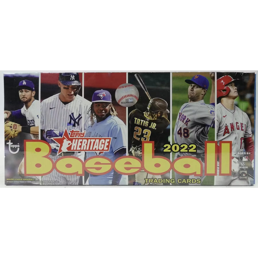 2022 Topps Heritage Baseball Hobby Box (Ships Sealed Only) - D