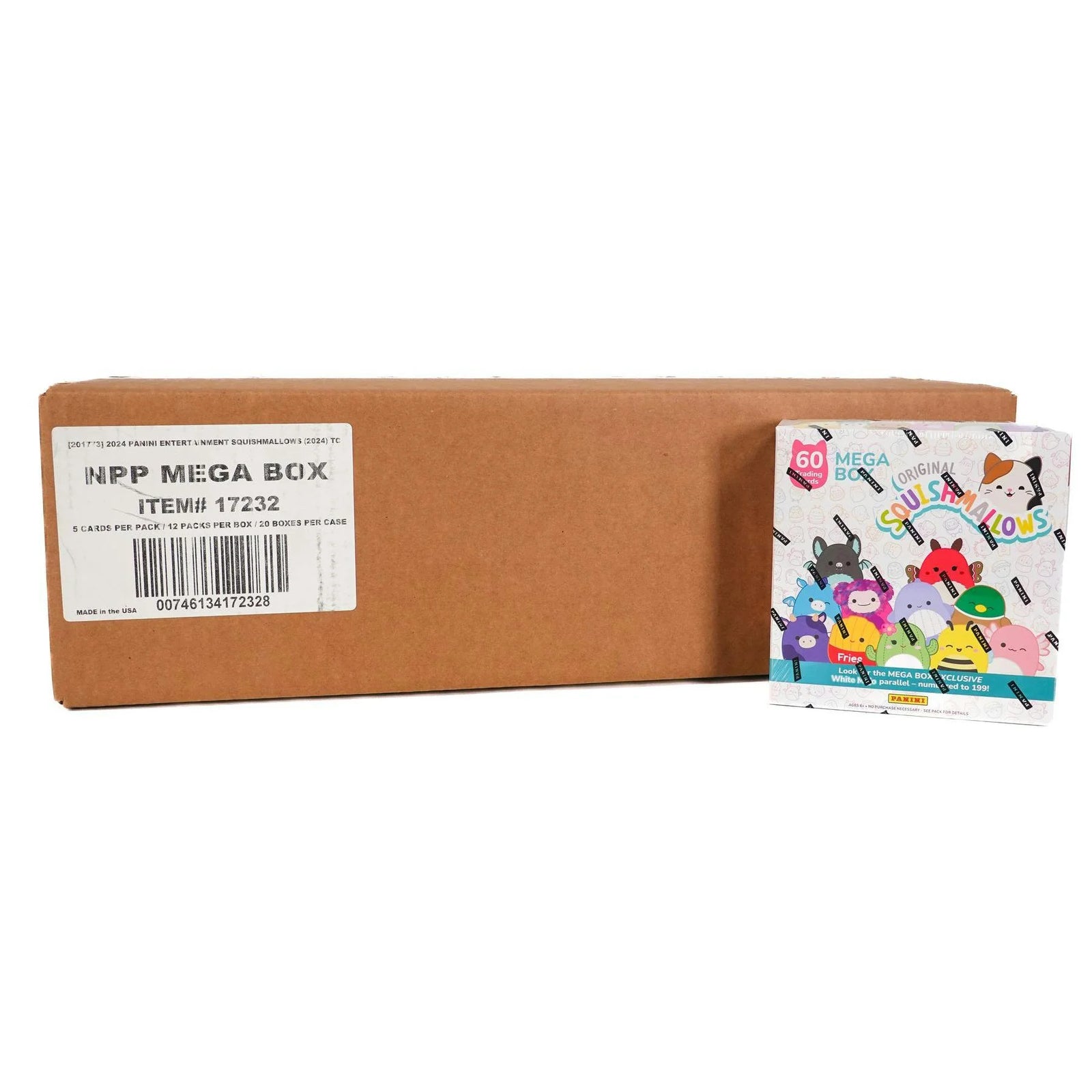 DRAFT - 2024 Panini Squishmallows Mega 20-Box Case | White Mojo Parallel | dacardworld:BV480OBOBI