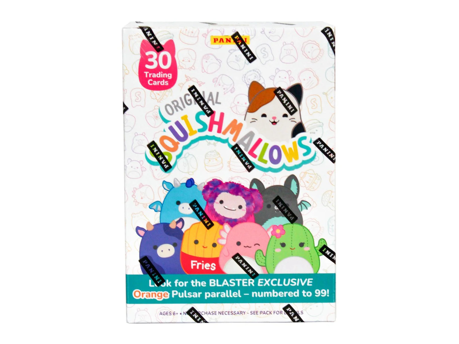 DRAFT - Panini Squishmallows Blaster 20-Box Case | Orange Pulsar Parallels