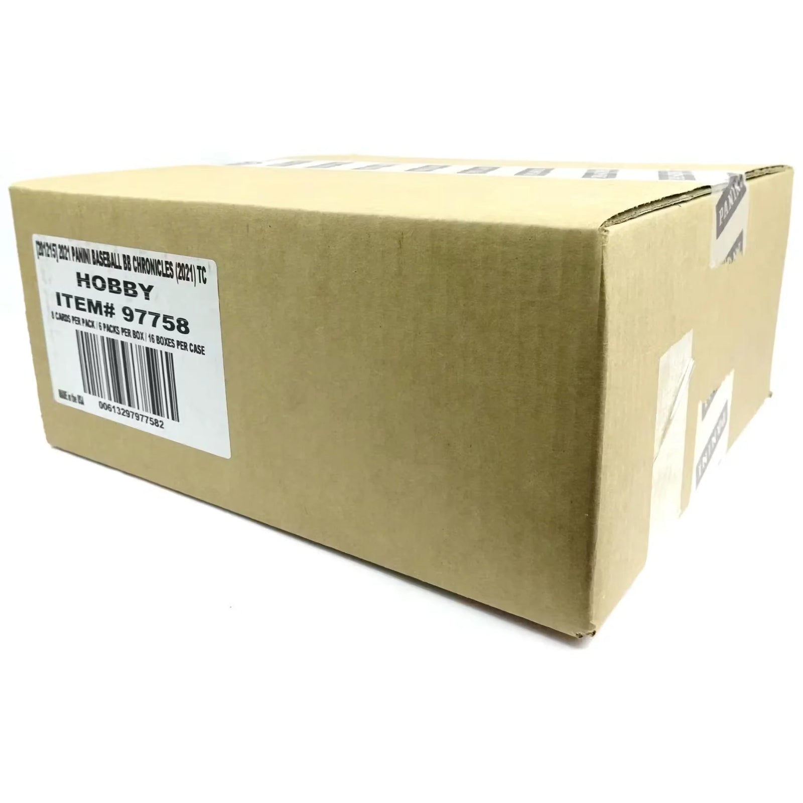 2021 Panini Chronicles Baseball Hobby 16 Box Case