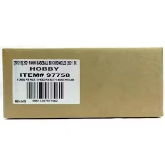 2021 Panini Chronicles Baseball Hobby 16 Box Case