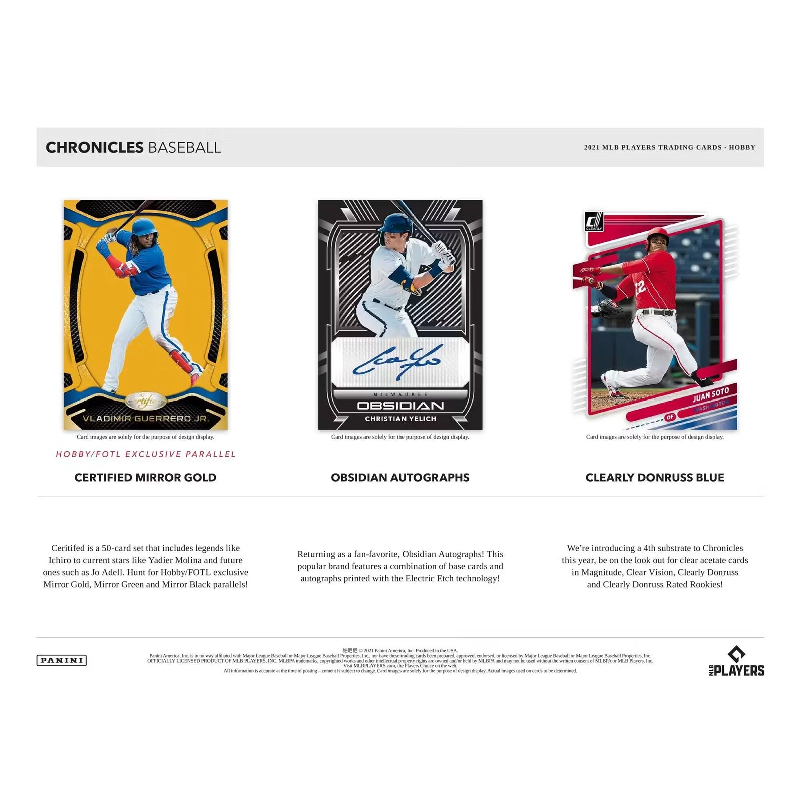 2021 Panini Chronicles Baseball Hobby 16 Box Case