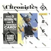 2021 Panini Chronicles Baseball Hobby Box