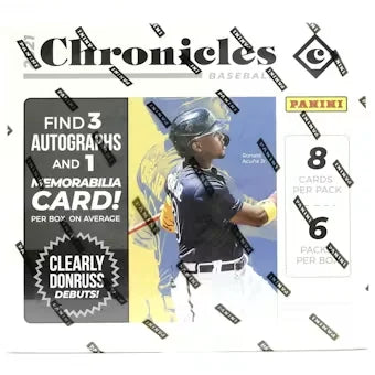 2021 Panini Chronicles Baseball Hobby Box