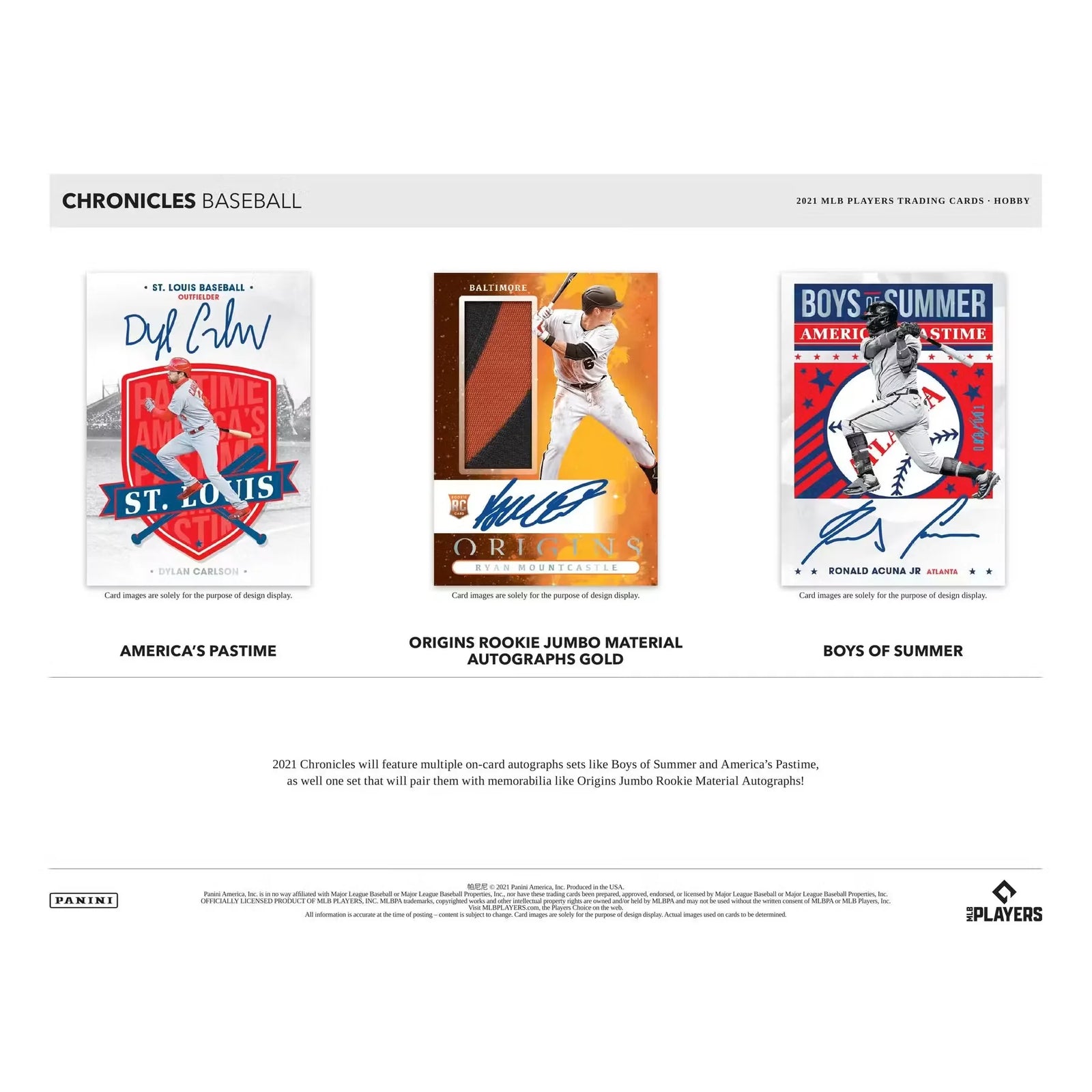 2021 Panini Chronicles Baseball Hobby Box