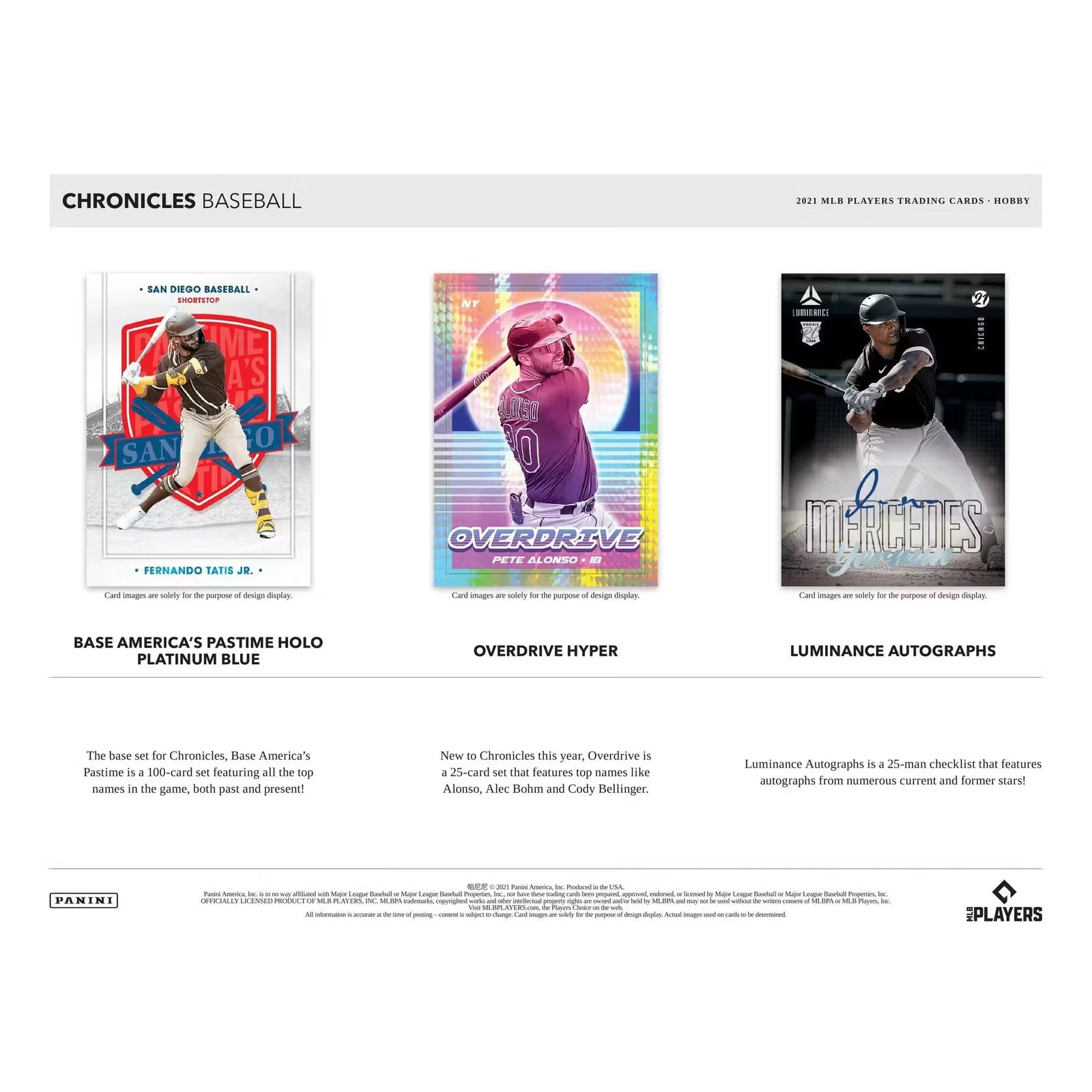 2021 Panini Chronicles Baseball Hobby Box