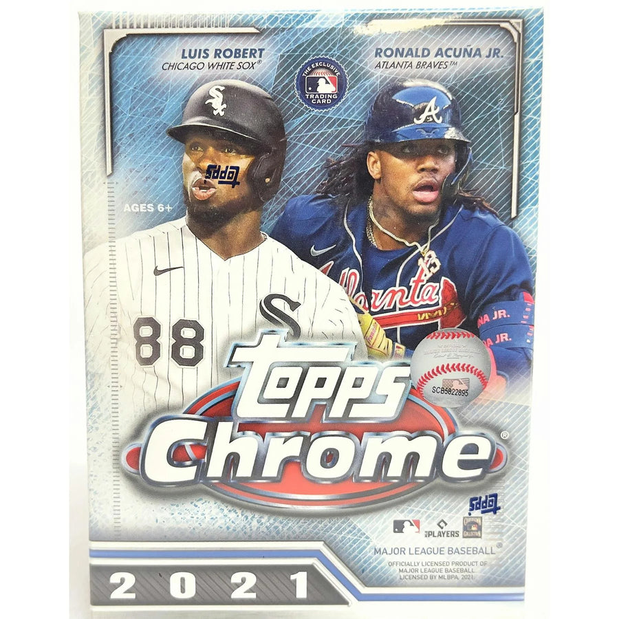 DRAFT - Just In 2021 Topps Chrome Baseball 8-Pack Blaster Box
