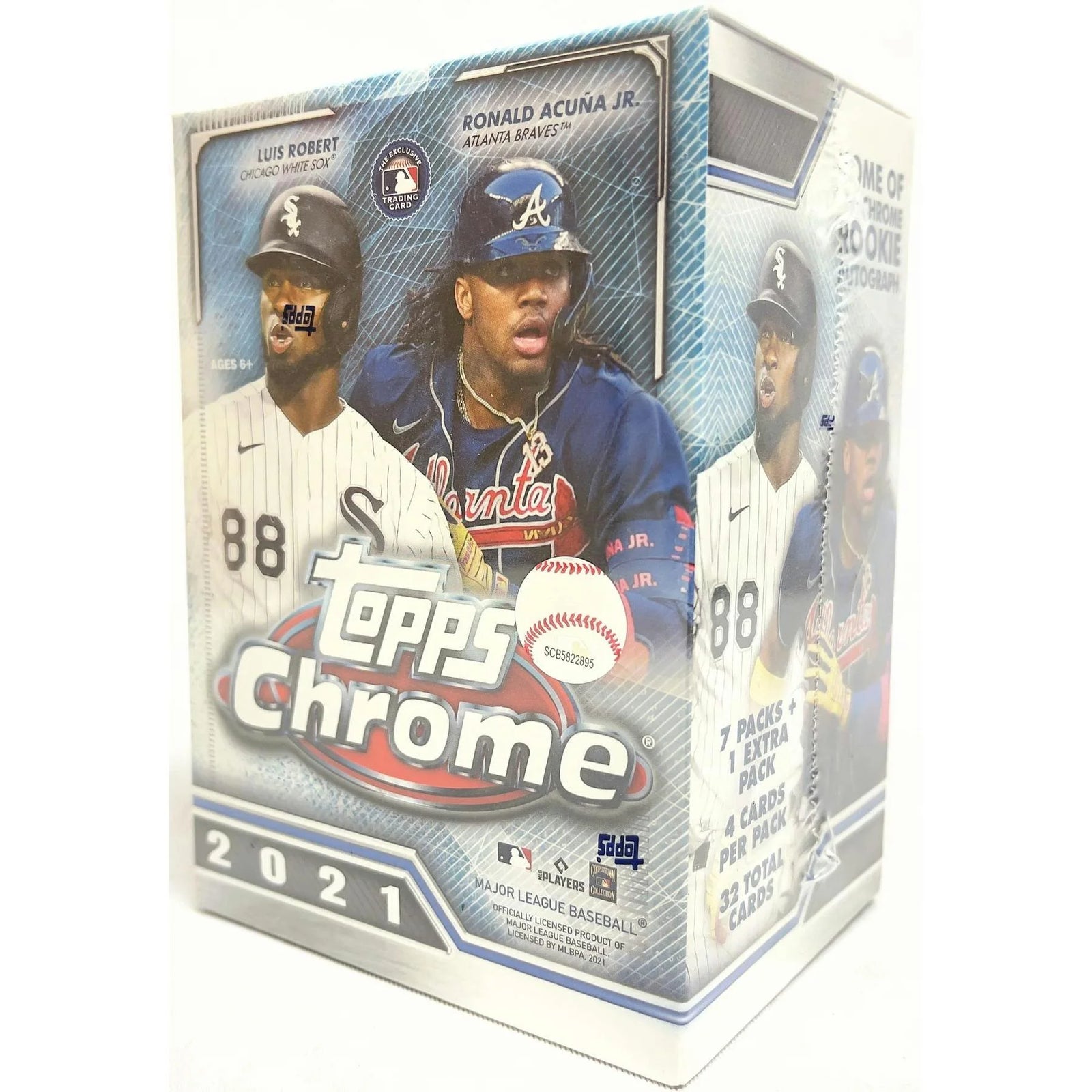 DRAFT - Just In 2021 Topps Chrome Baseball 8-Pack Blaster Box