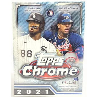 DRAFT - Just In 2021 Topps Chrome Baseball 8-Pack Blaster Box