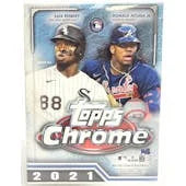 DRAFT - Just In 2021 Topps Chrome Baseball 8-Pack Blaster Box