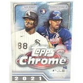 DRAFT - Just In 2021 Topps Chrome Baseball 8-Pack Blaster Box