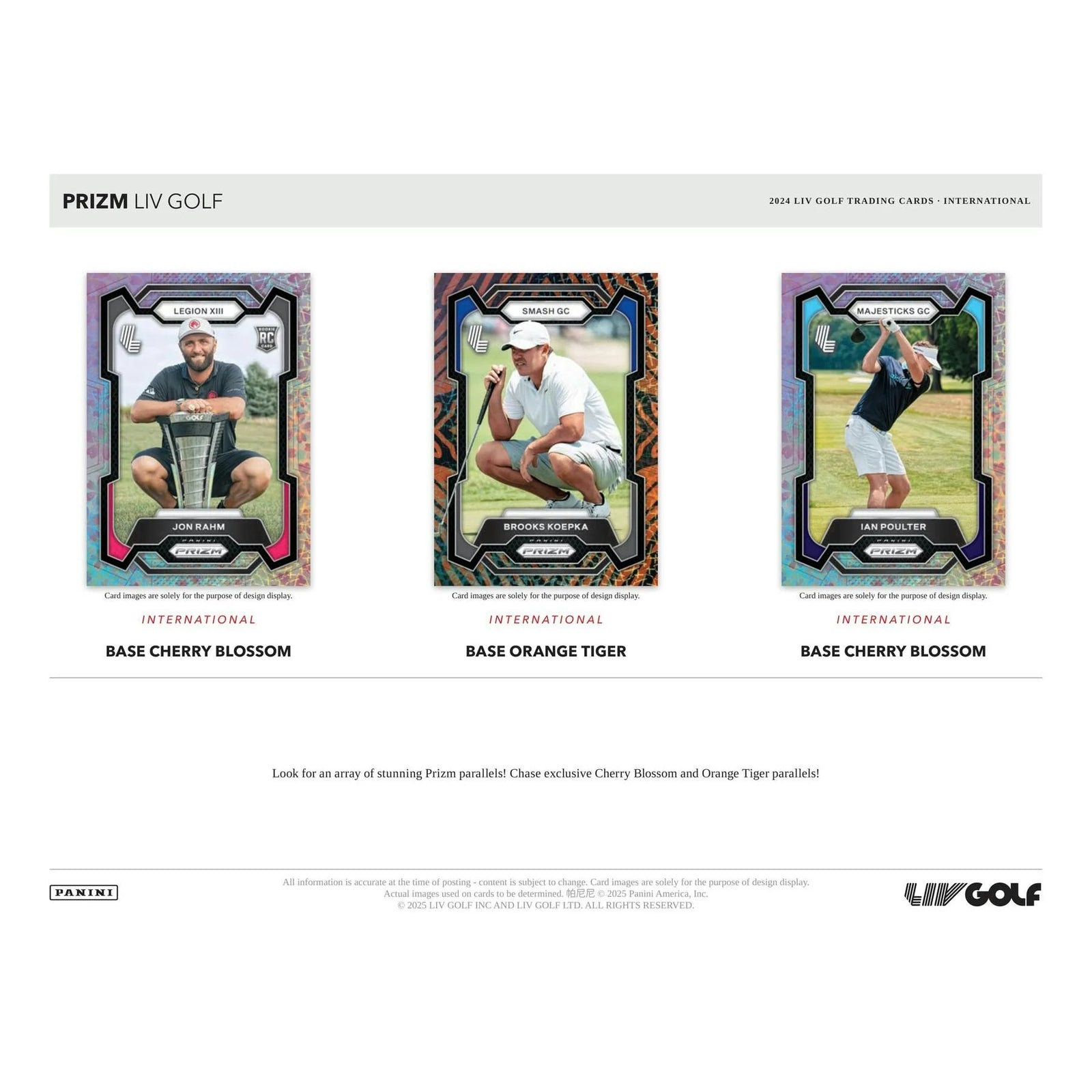 DRAFT - 2024 Panini Prizm LIV Golf International Hobby Box