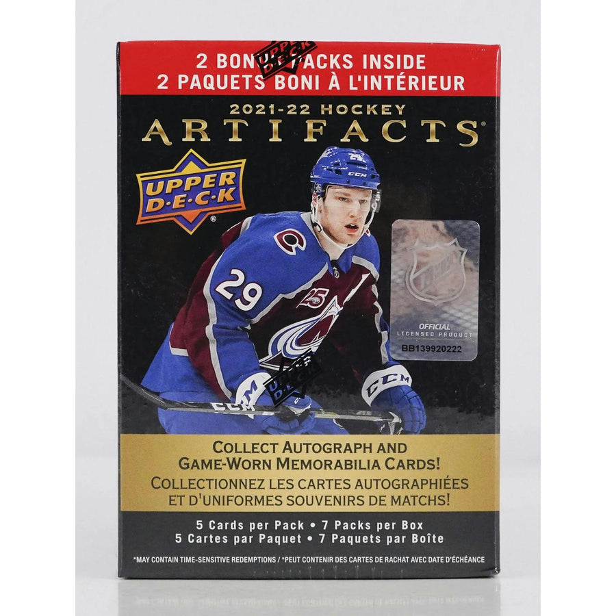 DRAFT - Just In 2021/22 Upper Deck Artifacts Hockey Blaster Box