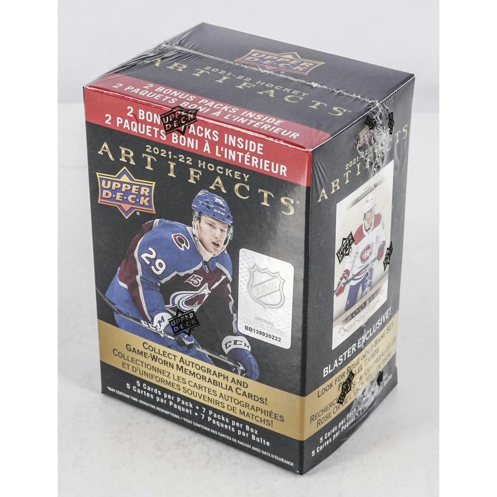 DRAFT - Just In 2021/22 Upper Deck Artifacts Hockey Blaster Box