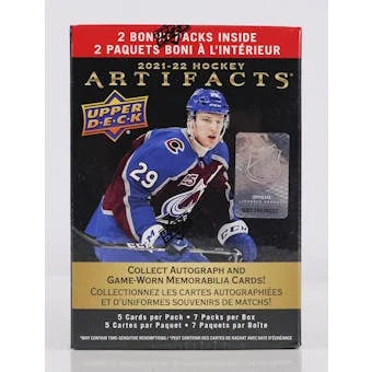 DRAFT - Just In 2021/22 Upper Deck Artifacts Hockey Blaster Box