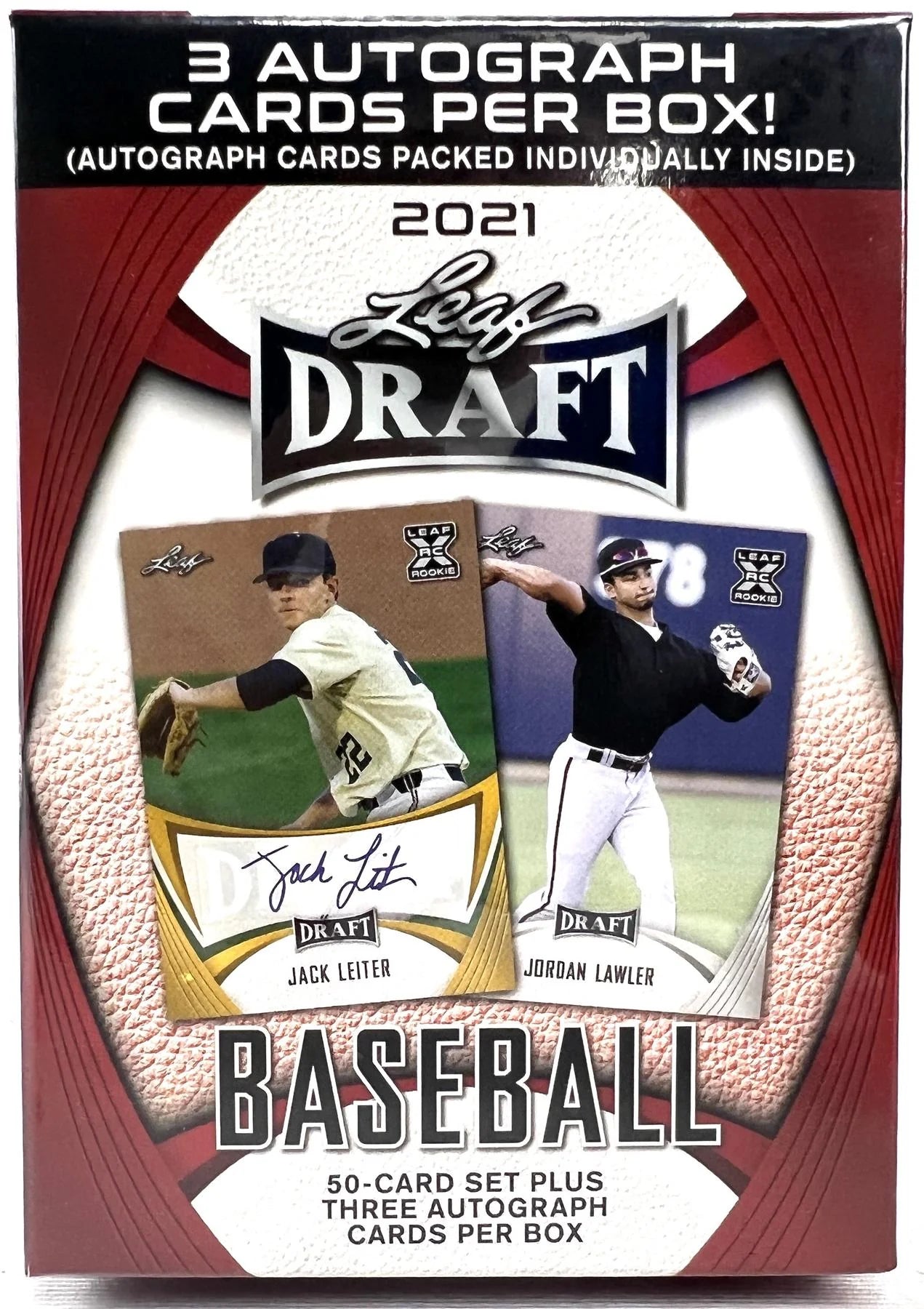 DRAFT - Just In 2021 Leaf Draft Baseball Blaster Hobby Box (Reed Buy)