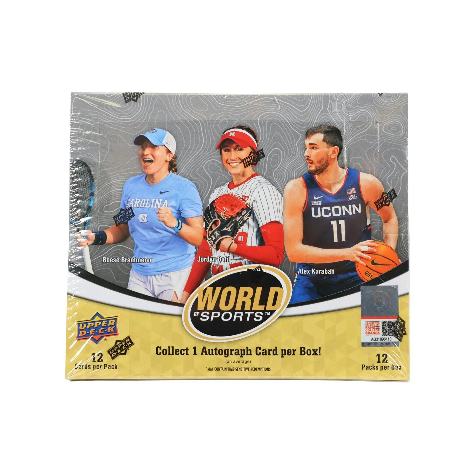 DRAFT - On Sale 2025 Upper Deck World of Sports Volume 1 Multisport Hobby Box