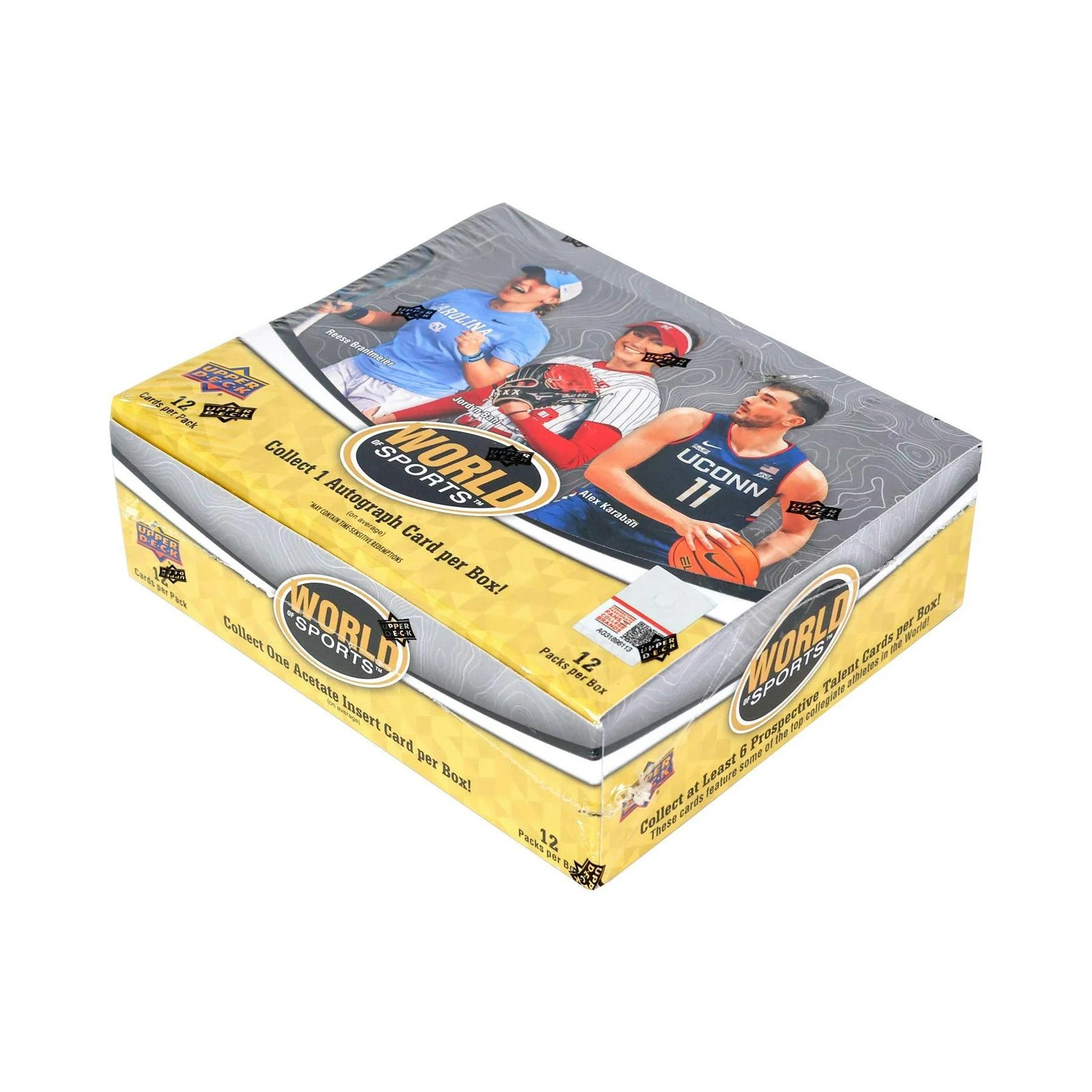 DRAFT - On Sale 2025 Upper Deck World of Sports Volume 1 Multisport Hobby Box
