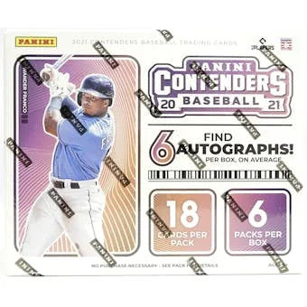 DRAFT - Just In 2021 Panini Contenders Baseball Hobby Box (Reed Buy)