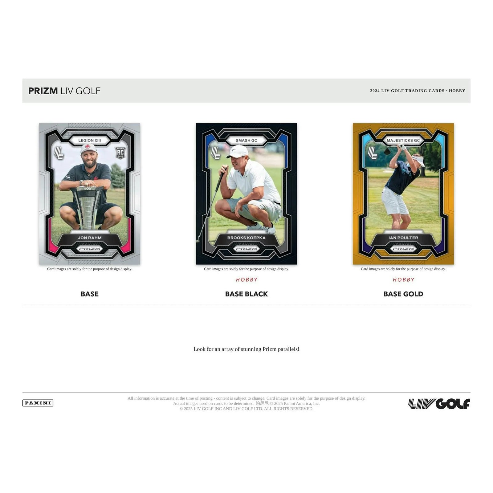 DRAFT - 2024 Panini Prizm LIV Golf Hobby Box | First Off The Line