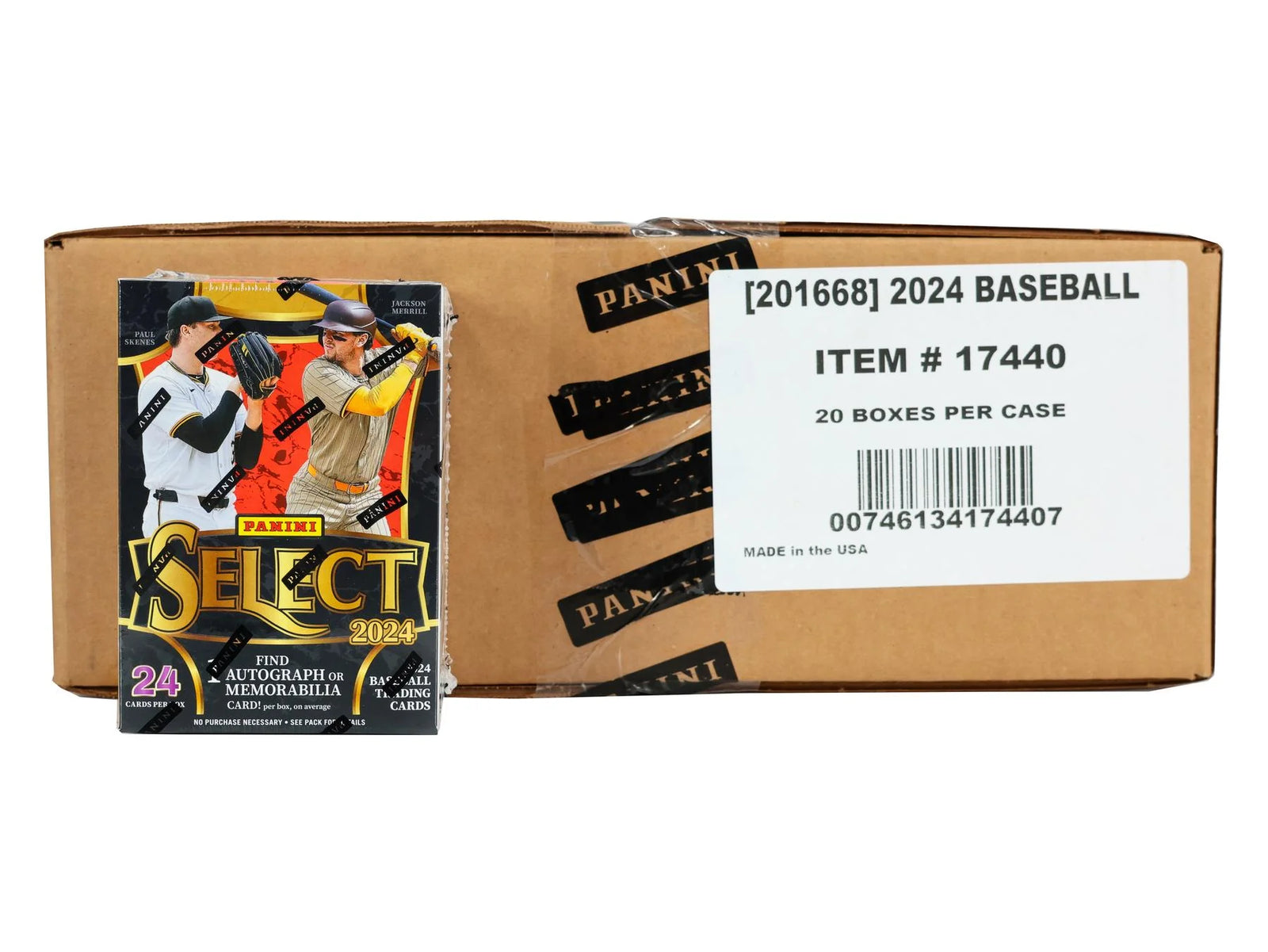 DRAFT - Just In 2024 Panini Select Baseball Blaster Hobby 20-Box Case