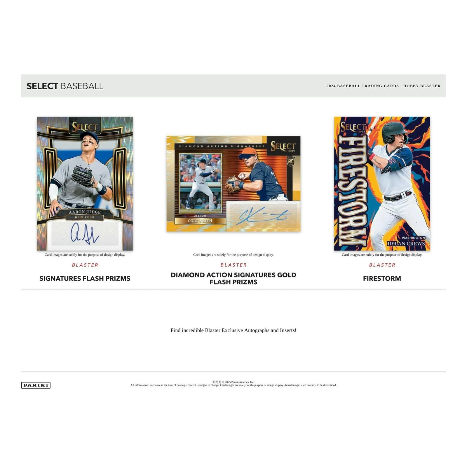 DRAFT - Just In 2024 Panini Select Baseball Blaster Hobby 20-Box Case