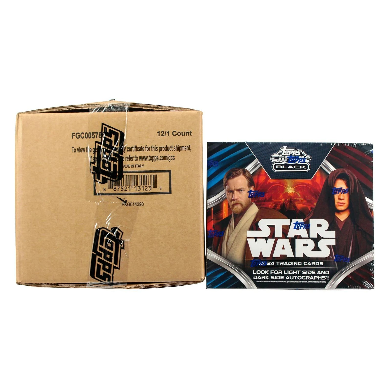DRAFT - 2024 Topps Star Wars Chrome Black Hobby 12-Box Case
