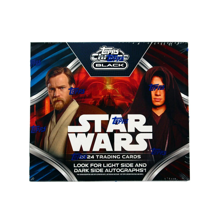 DRAFT - 2024 Topps Star Wars Chrome Black Hobby Box | dacardworld:BV4H0Z0SV5