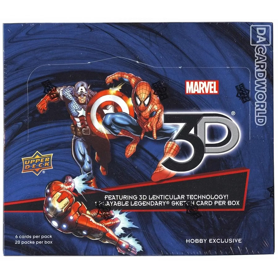 2015 Upper Deck Marvel 3D Hobby Box | 20 Packs (Ships Sealed Only)