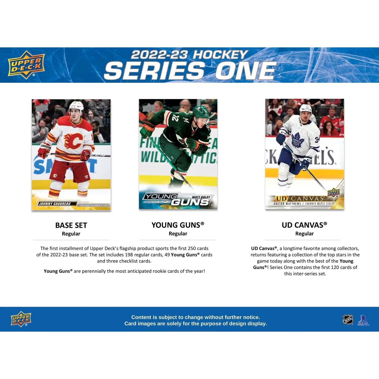DRAFT - 2022-23 Upper Deck Series 1 Hockey 24-Pack Retail Box