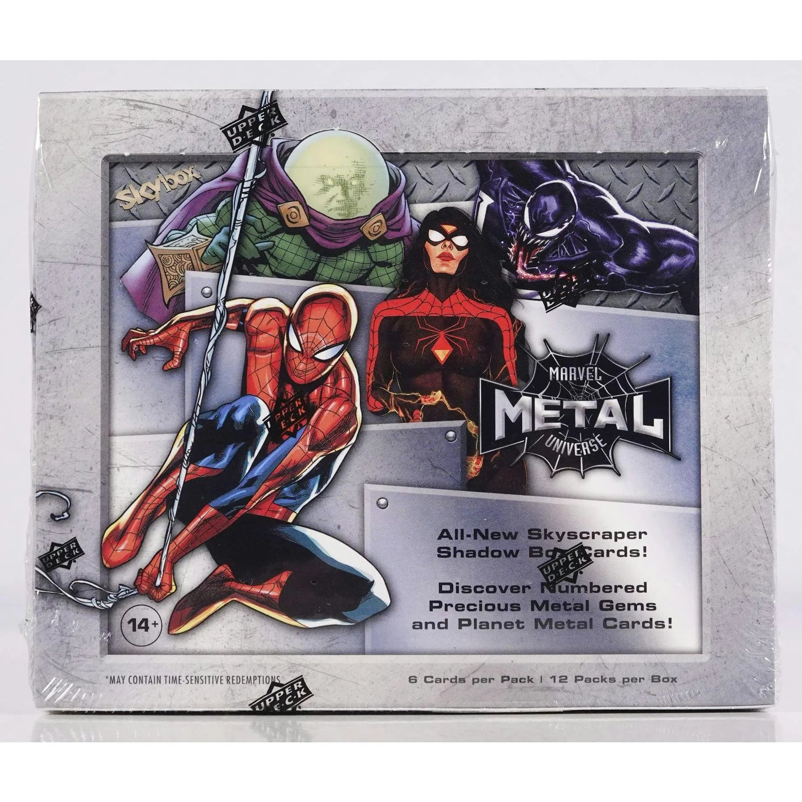 DRAFT - 2021 Upper Deck Marvel Spider-Man Metal Universe Trading Cards Box