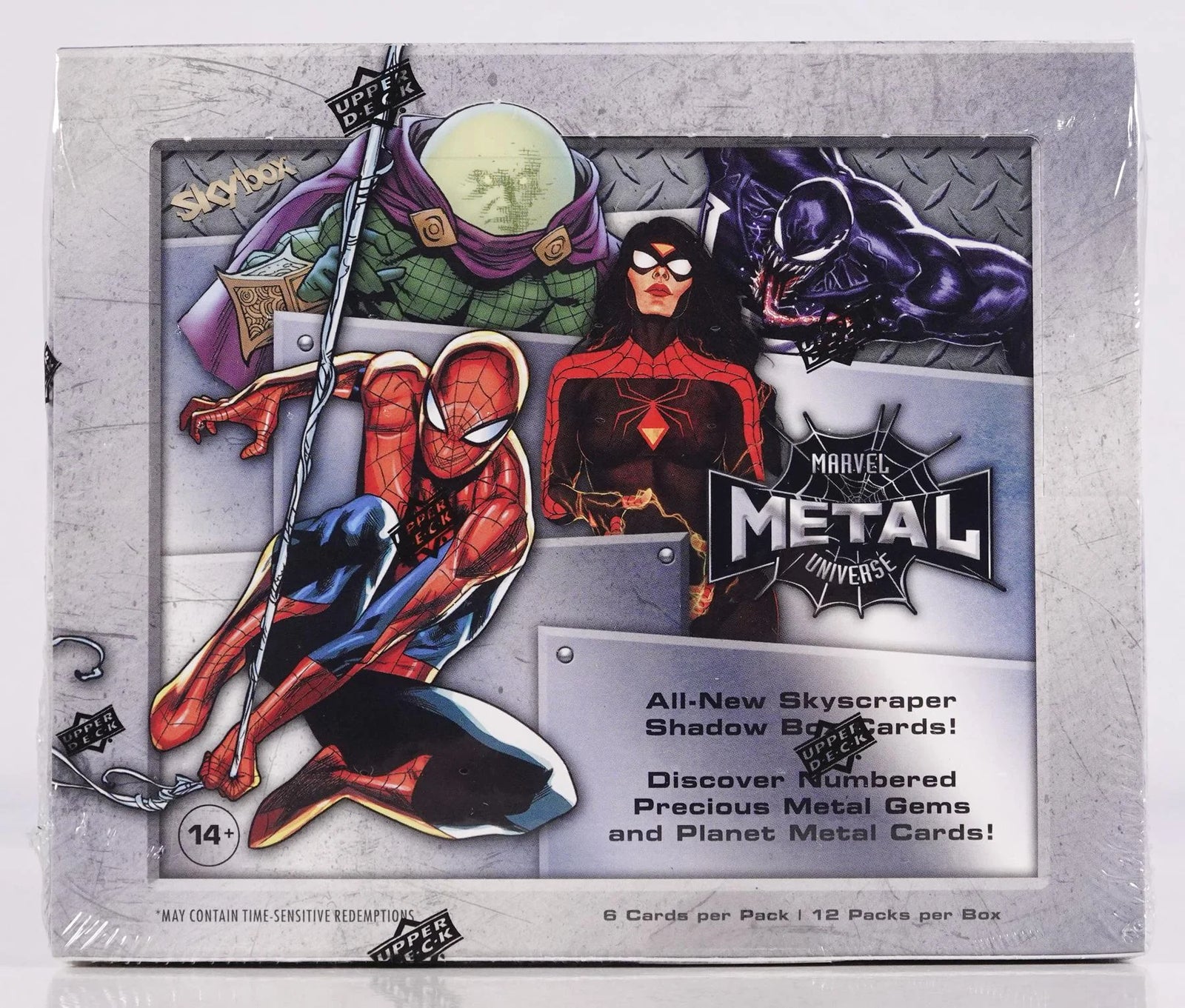 DRAFT - 2021 Upper Deck Marvel Spider-Man Metal Universe Trading Cards Box