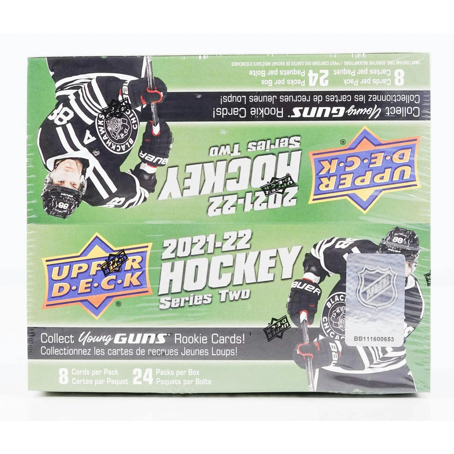 DRAFT - Just In 2021/22 Upper Deck Series 2 Hockey 24-Pack Retail Box (Reed Buy)