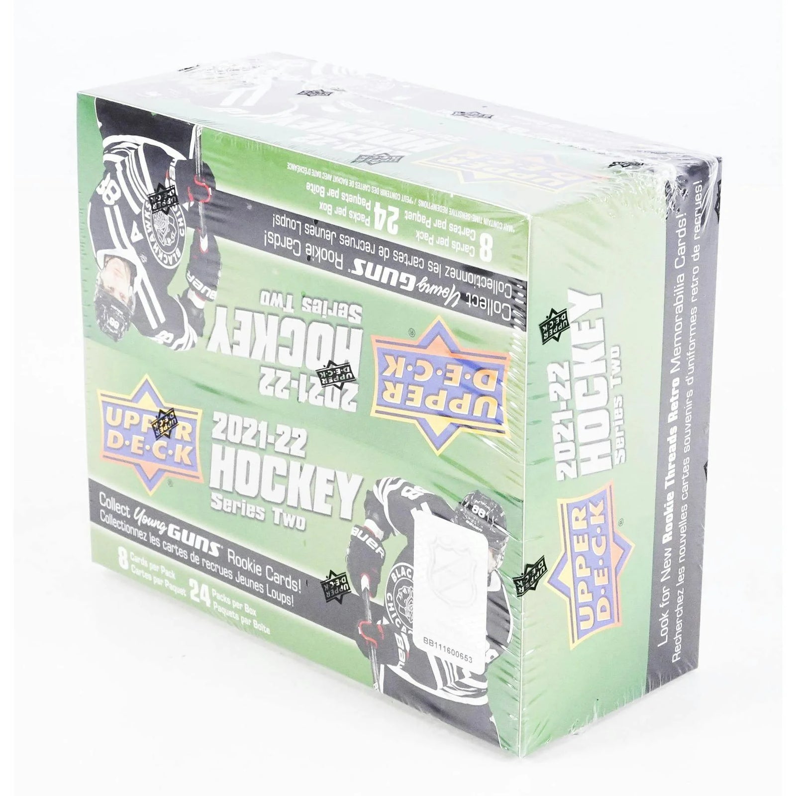DRAFT - Just In 2021/22 Upper Deck Series 2 Hockey 24-Pack Retail Box (Reed Buy)