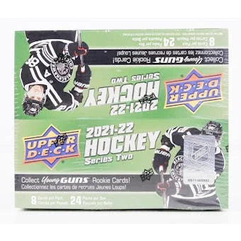 DRAFT - Just In 2021/22 Upper Deck Series 2 Hockey 24-Pack Retail Box (Reed Buy)