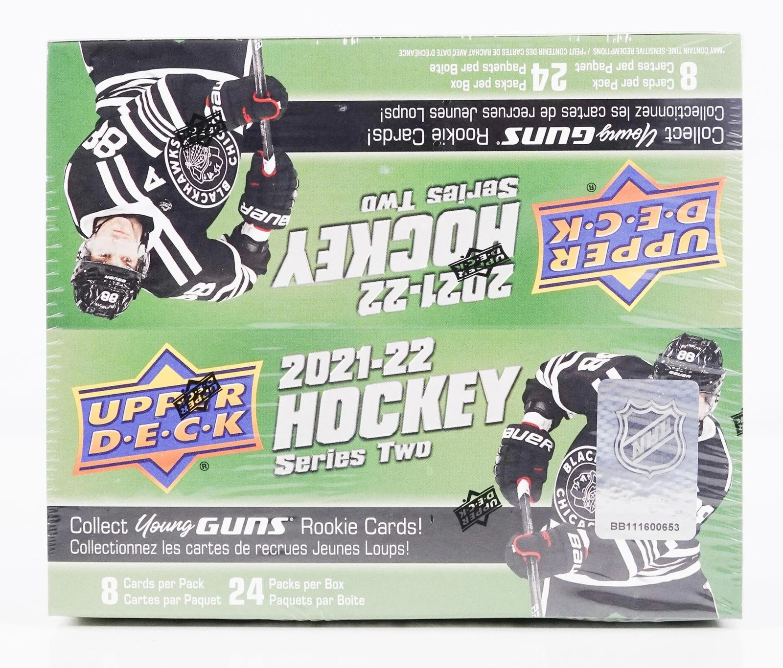 DRAFT - Just In 2021/22 Upper Deck Series 2 Hockey 24-Pack Retail Box (Reed Buy)