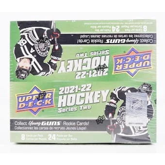 DRAFT - Just In 2021/22 Upper Deck Series 2 Hockey 24-Pack Retail Box (Reed Buy)