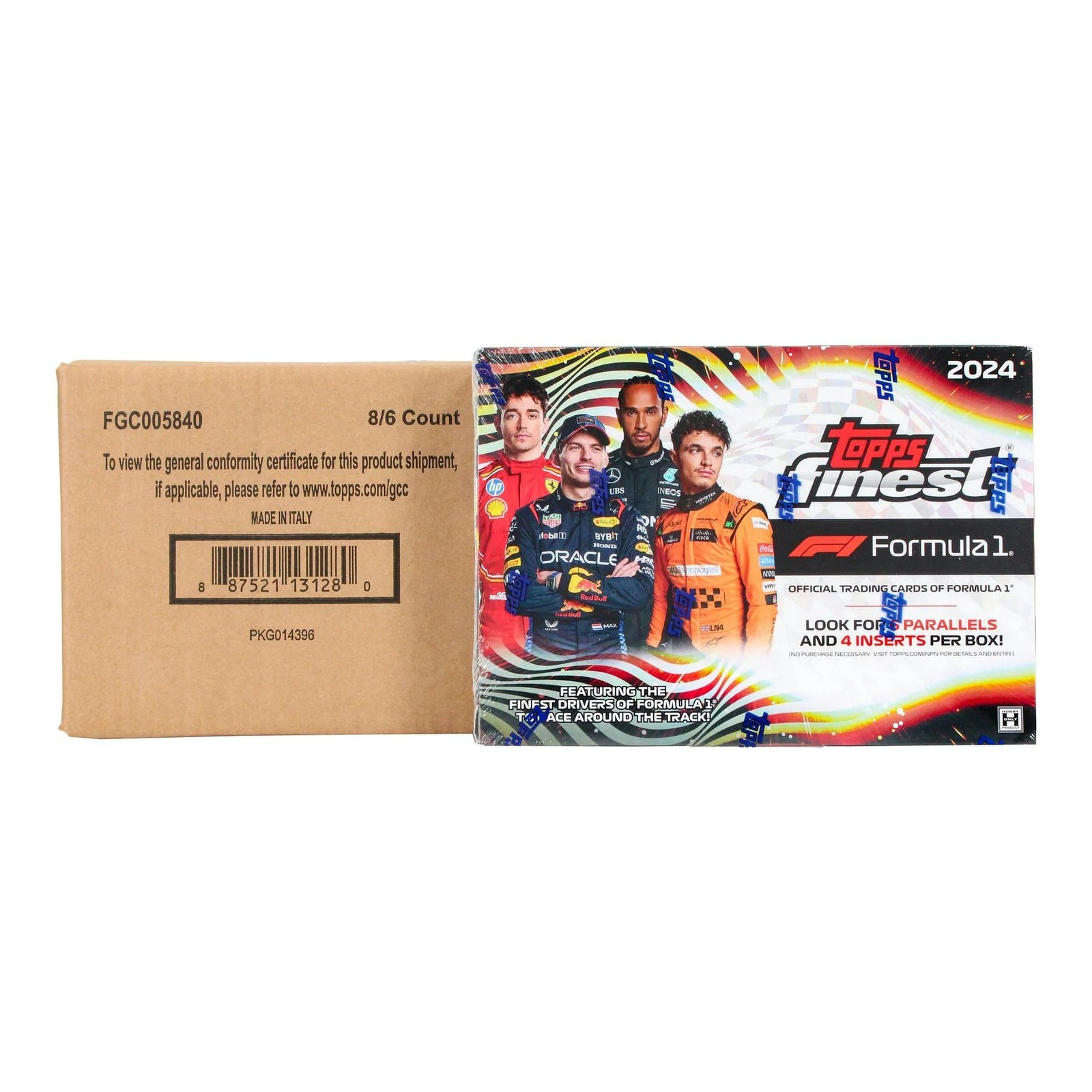 DRAFT - 2024 Topps Finest F1 Formula 1 Hobby 8-Box Case